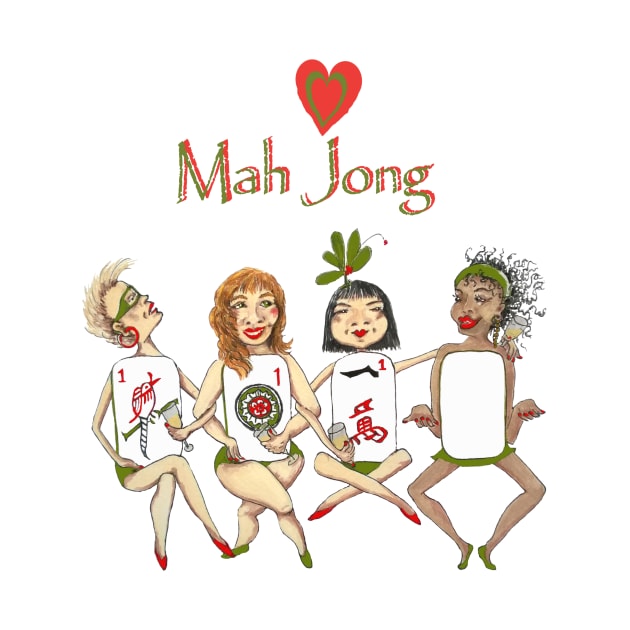 Mah Jong Cheeky ladies by Annie18c