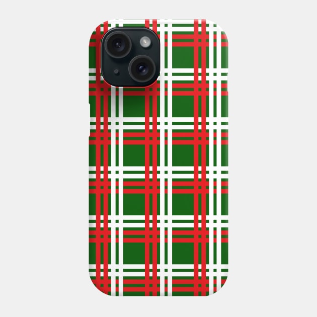 Christmas Plaid Phone Case by miniBOB