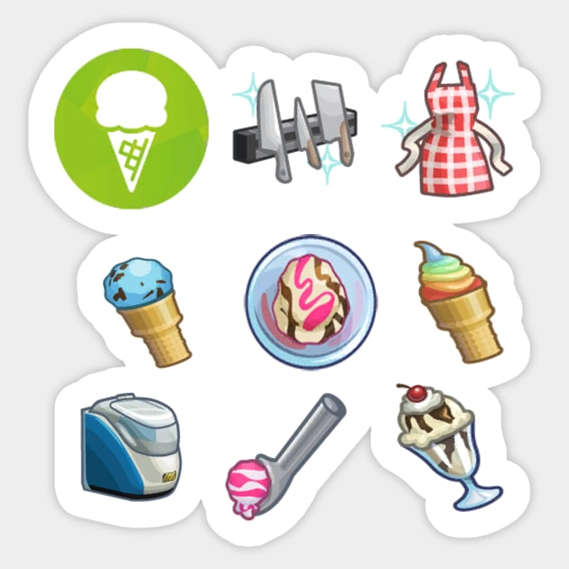 Sims 4 Cool Kitchen Stuff Icon Pack - Sims 4 - Sticker