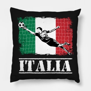 Italia Soccer Goalie Goal Keeper Shirt Pillow