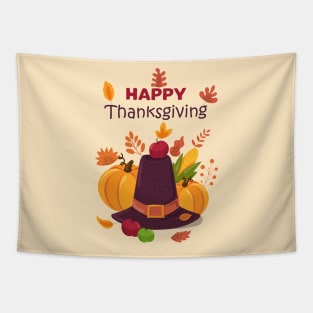 Happy Thanksgiving Tapestry