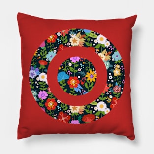 Flowers Bullseye Pillow