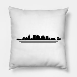 Vancouver Skyline Pixelart Pillow