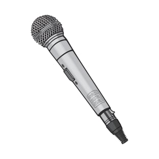Microphone (Gray Colorway) Analog / Music T-Shirt