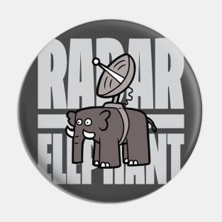 Radar Elephant Pin