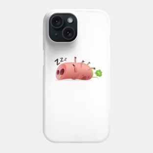 Sleeping pig Phone Case