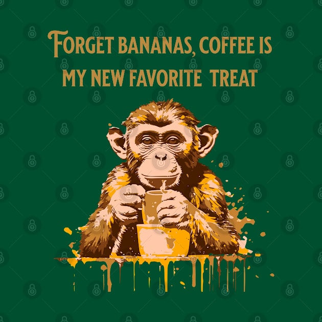 Coffee Monkey by Mugs and threads by Paul