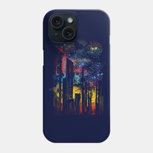 starry city lights Phone Case