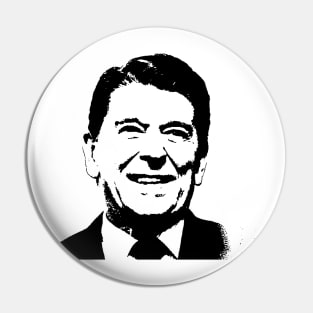 Ronald Reagan Pop Art Portrait Pin