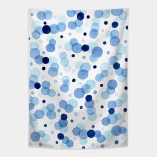 Blue bubbles everywhere Tapestry
