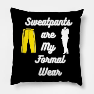 funny Formal Wear for Woman Pillow