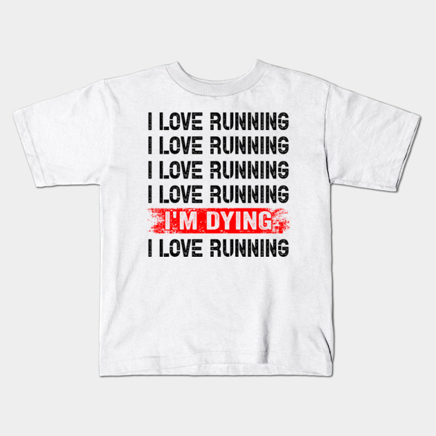 Womens Cool Funny Running T Shirt For Women I Love Running