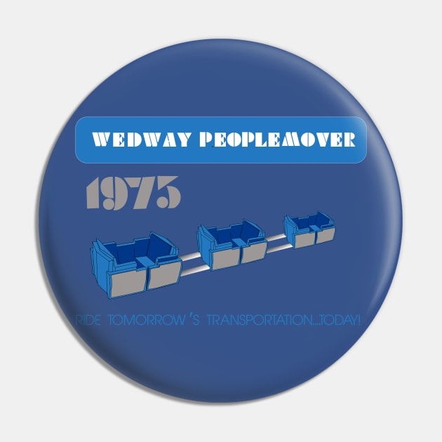 Wedway People Mover Transportation Pin by retrocot