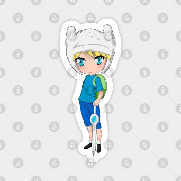 Chibi Finn Magnet by Kalothet