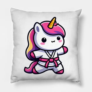 Judo Unicorn Olympics🥋🦄 - Ippon Cuteness! Pillow