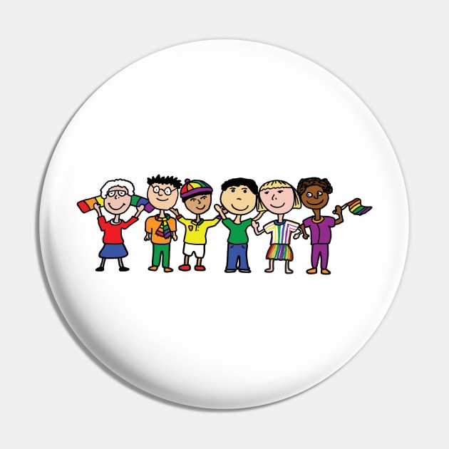 Pride March Fun Gift Pin by McNutt