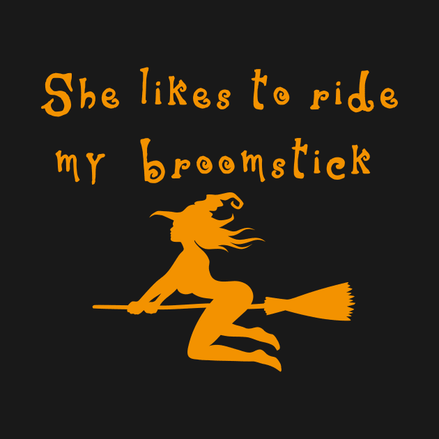 halloween couples She Likes My Broomstick by YOUNESS98