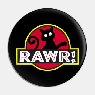 Kitty says RAWR! Pin