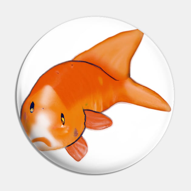 Cute Carp Drawing Pin by Play Zoo