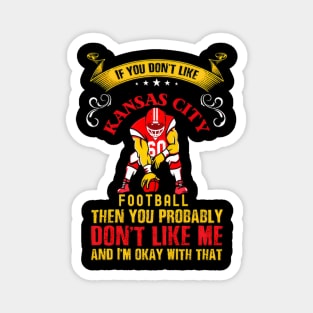 Kansas City Chiefs Football Arrowhead Artistic Chief Lover Magnet