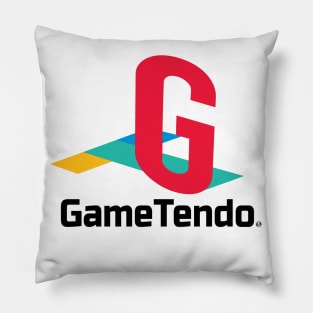 GameTendo 69 Video Game System 90's 2000's Knock Off Brand Logo Parody Pillow