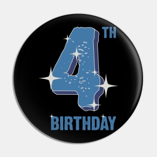 4th birthday for boys Pin