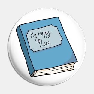 Books are my happy place Pin