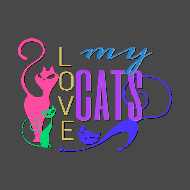 I love my Cats by AlondraHanley