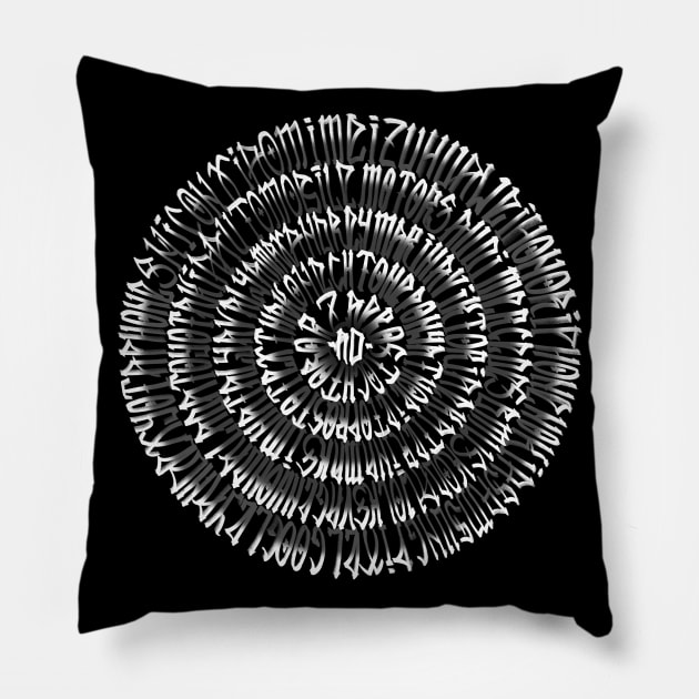 Lettering Pillow by AnDan