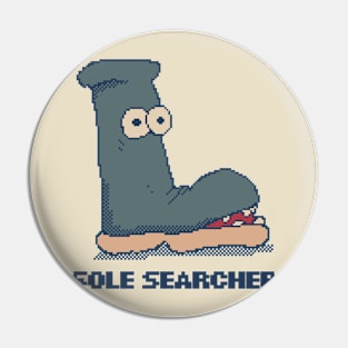 Sole Seacher - 8bit Pixel Art Pin