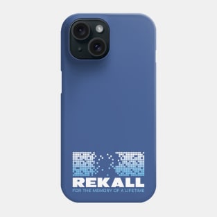 Total Recall – Rekall Logo (blue wash version) Phone Case