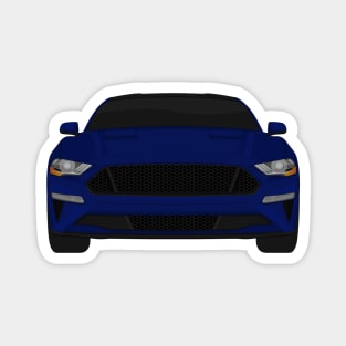 Mustang GT Kona-Blue + Black roof Magnet