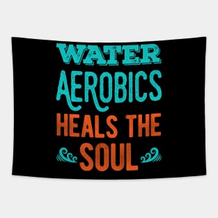 Water Aerobics Lover Gifts Tapestry
