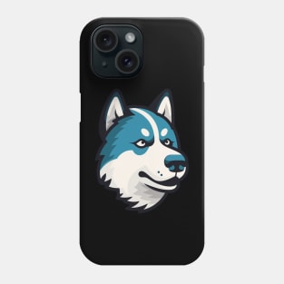 Husky Minimal Style, Love Huskies, Dog Lover Phone Case