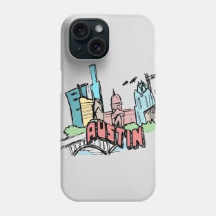 Austin Skyline Phone Case