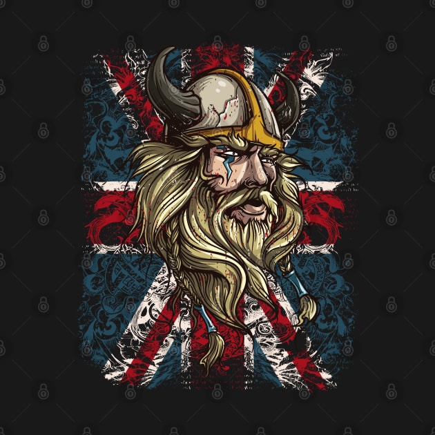 Viking Union Jack Flag by RadStar