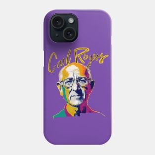 carl rogers pop art style Phone Case