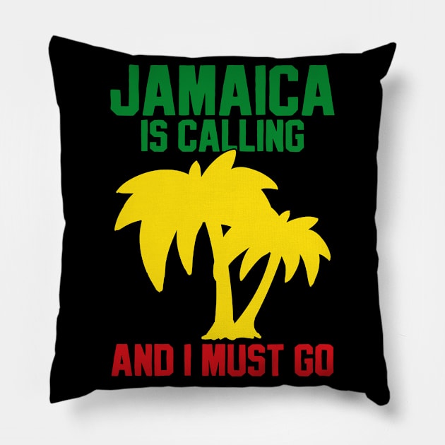 Jamaica Travel Vacation Pillow by CreativeGiftShop