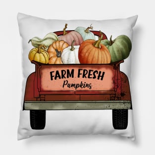 Farm fresh pumpkins Pillow