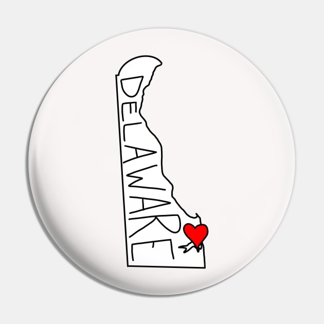 Delaware Love Pin by novabee