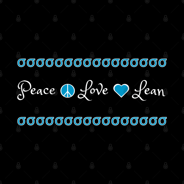 PEACE, LOVE, LEAN by Viz4Business