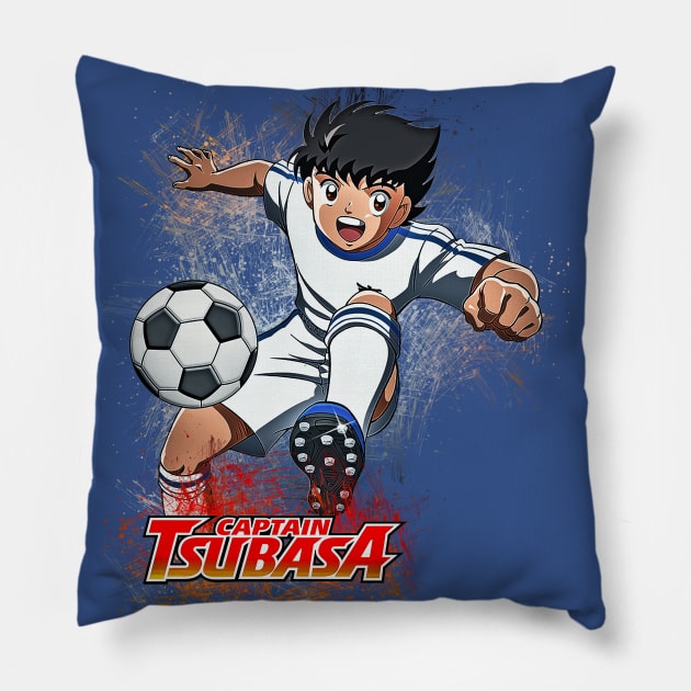 Captain Tsubasa Popart Pillow by masnono