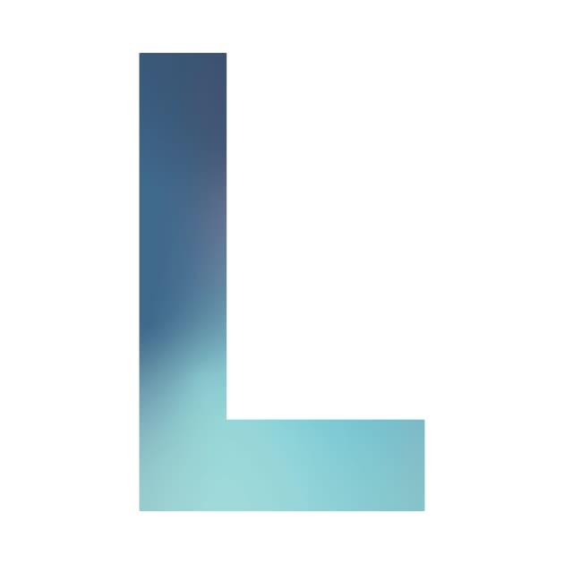 Gradient Letter L Initial Alphabet by murialbezanson