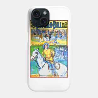 The Life of Buffalo Bill (1912 Film) Poster Design Phone Case