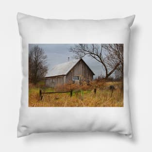 Past is Present - Old barn Pillow