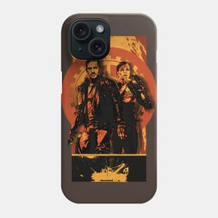 Vintage Fury Poster Phone Case