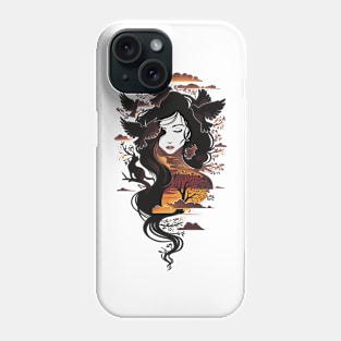 Nature's Silhouette Art Print Phone Case