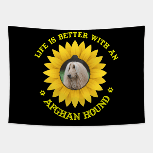 Afghan Hound Lovers Tapestry