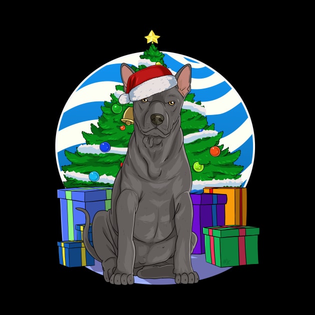 Thai Ridgeback Dog Christmas Tree Decoration by Noseking