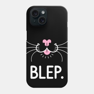 Blep Cat Tongue (Dark) Phone Case